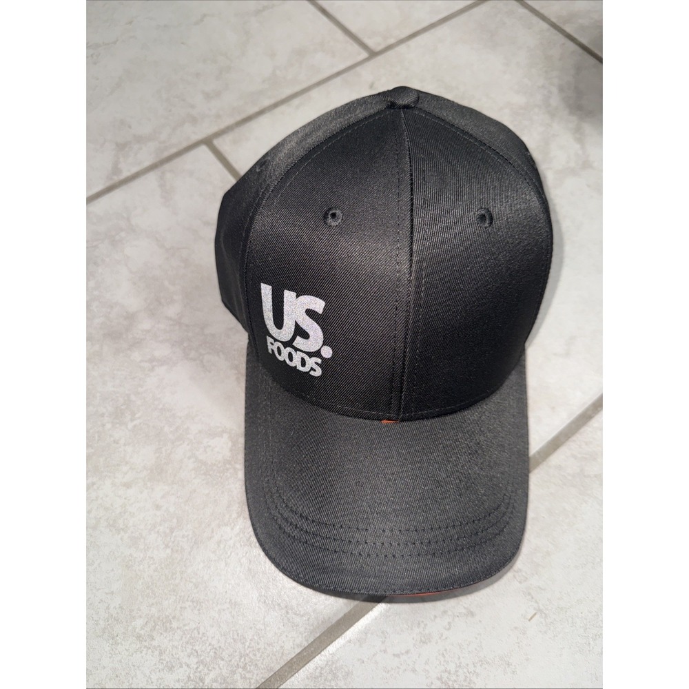 US‎ Foods Baseball Cap Gray One Size Adjustable Embroidered Cap America